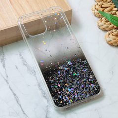 Zastitna silikonska maska (futrola) Glitter - Xiaomi Redmi A1/Redmi A2 crna.