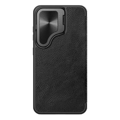 Zastitna maska (futrola) Nillkin Qin Prop - Samsung S926B Galaxy S24 Plus crna.