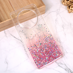 Zastitna silikonska maska (futrola) Glitter - Xiaomi Redmi A3 roze.