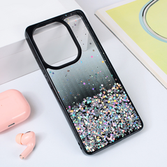 Zastitna maska (futrola) okvir Glitter - Xiaomi Redmi Note 13 Pro 4G crna.