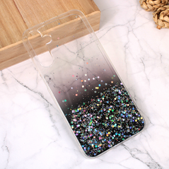 Zastitna silikonska maska (futrola) Glitter - Samsung A156 Galaxy A15 5G crna.