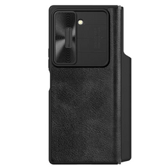 Zastitna maska (futrola) Nillkin Qin Pro Leather - Samsung F956B Galaxy Z Fold 6 crna.
