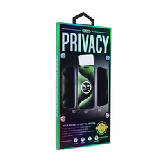 stitno Staklo Staklena folija (zastitno kaljeno staklo) za ekran Privacy 2.5D full glue - iPhone 16 Plus 6.7 crna.