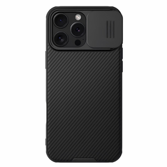 Zastitna maska (futrola) Nillkin CamShield Pro - iPhone 16 Pro crna.