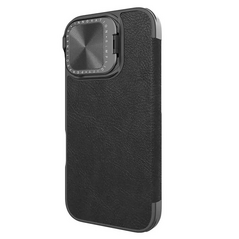Zastitna maska (futrola) Nillkin Qin Prop - iPhone 16 6.1 crna.