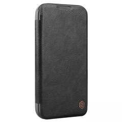 Zastitna maska (futrola) Nillkin Qin Prop - iPhone 16 Pro Max 6.9 crna.