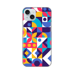 Zastitna ultra tanka (skin) maska / futrola PRINT - iPhone 15 Plus Colorful Mosaic.