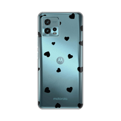 Zastitna ultra tanka (skin) maska / futrola PRINT - Motorola Moto G72 Hearts.