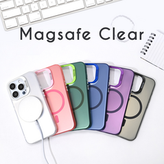 Zastitna maska (futrola) Magsafe Clearza Samsung A356B Galaxy A35 5G ljubicasta.