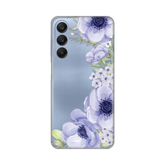 Zastitna ultra tanka (skin) maska / futrola PRINT - Samsung A256 Galaxy A25 5G Blue Roses.