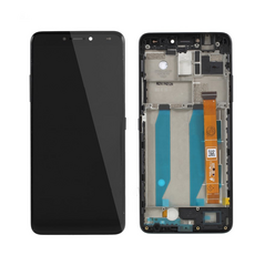 LCD displej (ekran) - Alcatel OT-5099 3V + touchscreen + okvir crni (Original Quality).