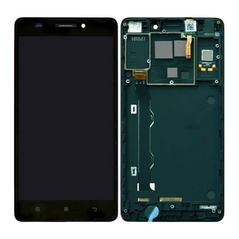 LCD displej (ekran) - Lenovo A7000 + Touch screen + okvir crni.