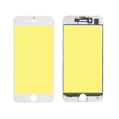 Staklo touchscreen-a + okvir za Iphone 7 Belo (Crown Quality).