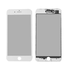 Staklo touchscreen-a + okvir + OCA + polaritor - Iphone 7 Plus Belo (Crown Quality).
