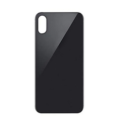 Poklopac - Iphone X crni sa vecom rupom okular kamere (NO LOGO).