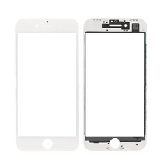 Staklo touchscreen-a + okvir + OCA - iPhone 8/SE (2020) Belo (Crown Quality).