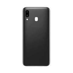 Poklopac - Samsung A305/Galaxy A30 2019 crni + staklo kamere (NO LOGO).