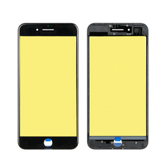 Staklo touchscreen-a + okvir za Iphone 7 Plus Crno (Crown Quality).
