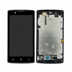 LCD displej (ekran) - Lenovo A2010+touch screen crni+frame.