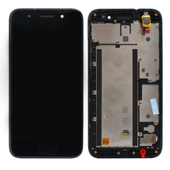 LCD displej (ekran) - Huawei Y3 2017+touch screen crni+frame.