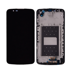 LCD displej (ekran) - LG K10/K430DS+touch screen crni+frame(TV-DUAL SIM).