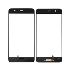 Staklo touchscreen-a - Huawei P10+Senzor otiska prsta crno.