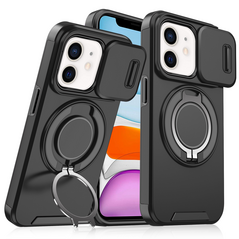 Zastitna maska (futrola) CamShield Ring stand - iPhone 11 6.1 crna.