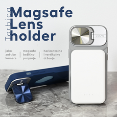 Zastitna maska (futrola) Magsafe Lens holder - iPhone 13 zelena.