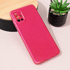 Zastitna maska (futrola) Sparkle Dust - Samsung A515F Galaxy A51 tamno pink.