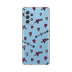 Zastitna ultra tanka (skin) maska / futrola PRINT - Samsung A525 Galaxy A52 4G/A526 Galaxy A52 5G/A528B Galaxy A52s 5G Heart Pattern.