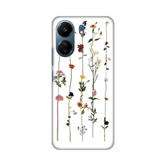 Zastitna ultra tanka (skin) maska / futrola PRINT - Xiaomi Redmi 13C Flower.