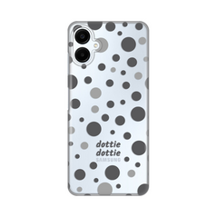 Zastitna ultra tanka (skin) maska / futrola PRINT - Samsung A065F Galaxy A06 Dottie Dottie Gray.