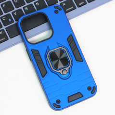 Zastitna maska (futrola) Cube Ring - iPhone 15 Pro 6.1 plava.