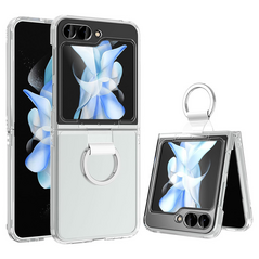 Zastitna maska (futrola) Elegant Fold Ring - Samsung F731B Galaxy Z Flip 5 5G Transparent.