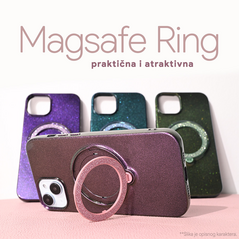 Zastitna maska (futrola) Magsafe Ring - iPhone 15 Pro 6.1 zelena.