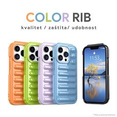 Zastitna maska (futrola) Color Rib - Xiaomi Redmi A3 siva.