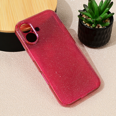 Zastitna maska (futrola) Sparkle Dust - iPhone 16 6.1 bordo.