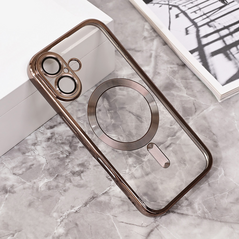 Zastitna maska (futrola) Magsafe Lux - iPhone 16 6.1 siva.