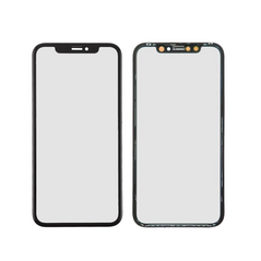 Staklo touchscreen-a + okvir + OCA - Iphone XR Crno (Crown Quality).