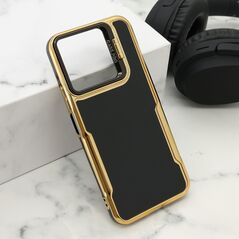 Zastitna maska (futrola) GOLD LUXE - Huawei Honor X8b crna (MS).