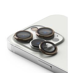 stita - kameru RING iPhone 16 Pro (6.3)/16 Pro Max (6.9) titanium brown (MS).