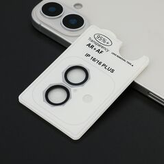 stita - kameru OCTAGON DIAMOND iPhone 16 (6.1)/16 Plus (6.7) srebrna (MS).