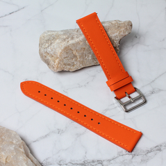 Narukvica kozna - smart watch 22mm narandsta.