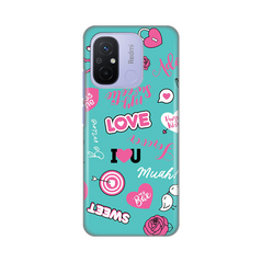 Zastitna silikonska maska (futrola) PRINT - Xiaomi Redmi 12C Love.