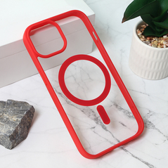 Zastitna maska (futrola) Magesafe - iPhone 15 crvena.
