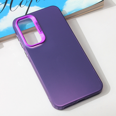 Zastitna maska (futrola) providna - Samsung A356B Galaxy A35 5G ljubicasta.