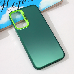 Zastitna maska (futrola) providna - Samsung A346 Galaxy A34 5G 5G zelena.