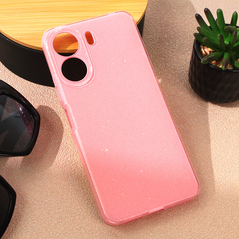 Zastitna maska (futrola) Sparkle Dust - Xiaomi Redmi 13C roze.