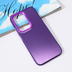 Zastitna maska (futrola) providna - Huawei Honor 200 Lite ljubicasta.