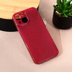 Zastitna maska (futrola) Sparkle Dust - iPhone 13 Mini bordo.